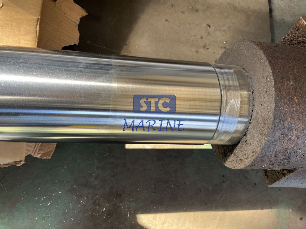 激光熔覆加工后状态